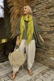 Made in Italy Santos Artist Smock Moss 
